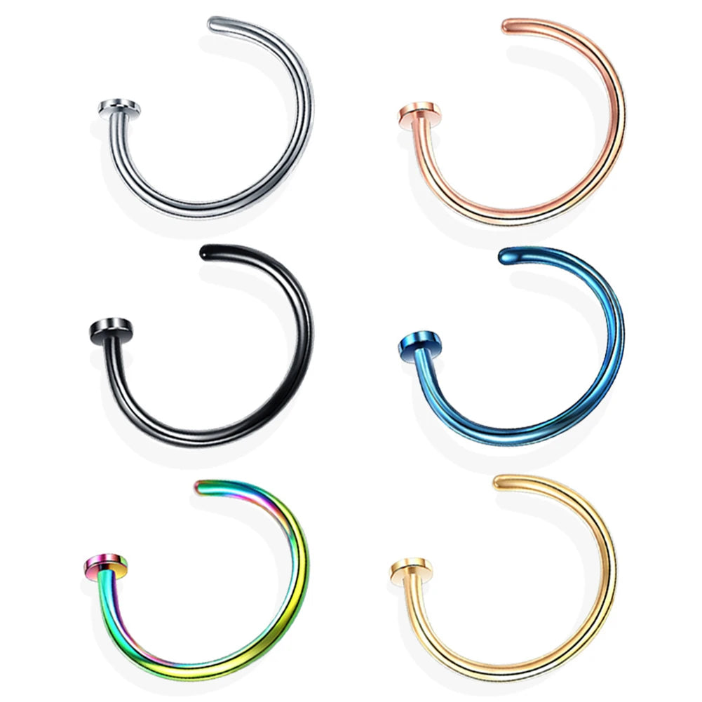 Spiral Nose Rings