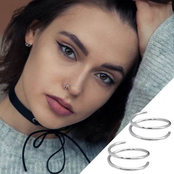 Spiral Nose Rings